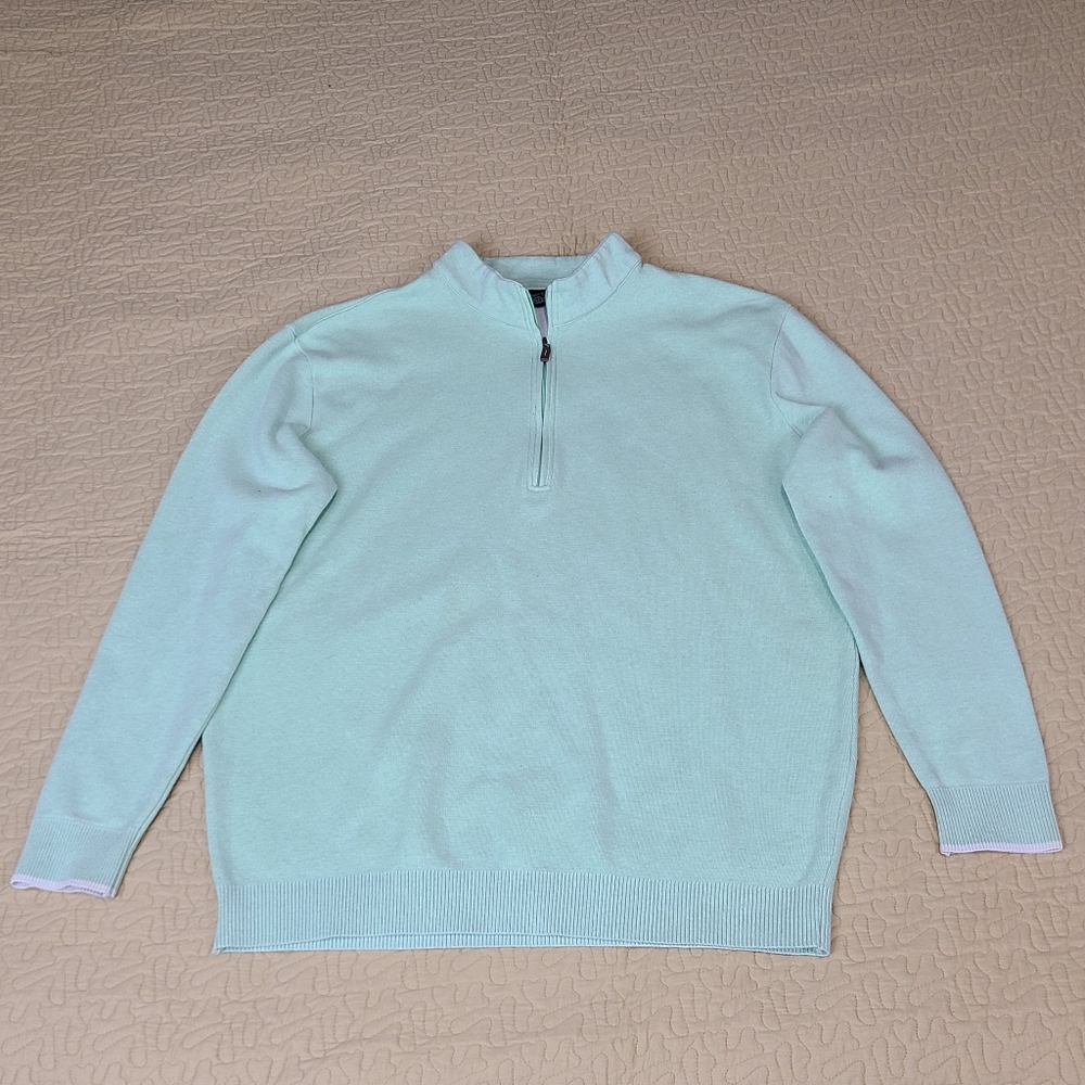 Straight Down 1/4 zip pull over sweater size 2XL - Picture 2 of 6